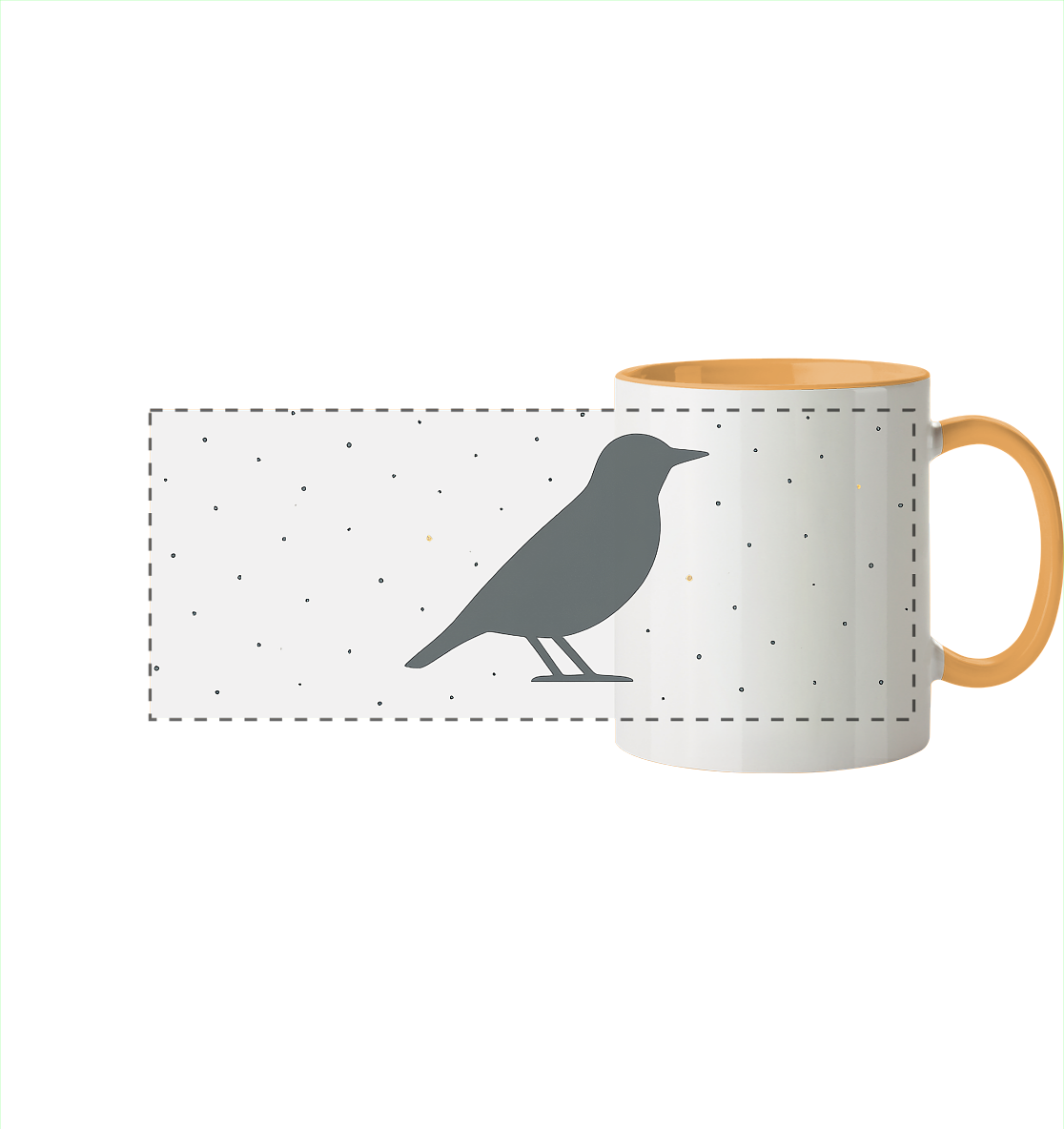 Starenglanz - Panorama Tasse zweifarbig