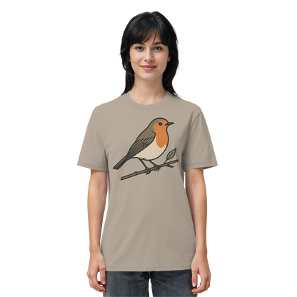 Zweigsitz – Rotkehlchen - Organic Shirt