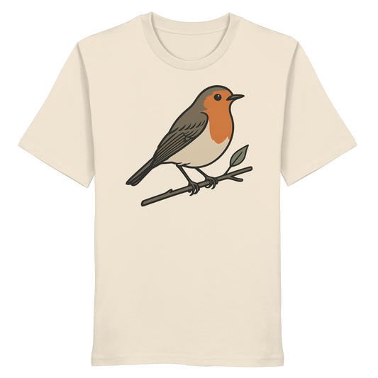 Zweigsitz – Rotkehlchen - Organic Shirt