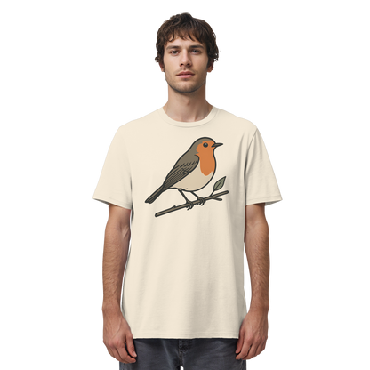 Zweigsitz – Rotkehlchen - Organic Shirt