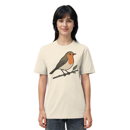 Zweigsitz – Rotkehlchen - Organic Shirt