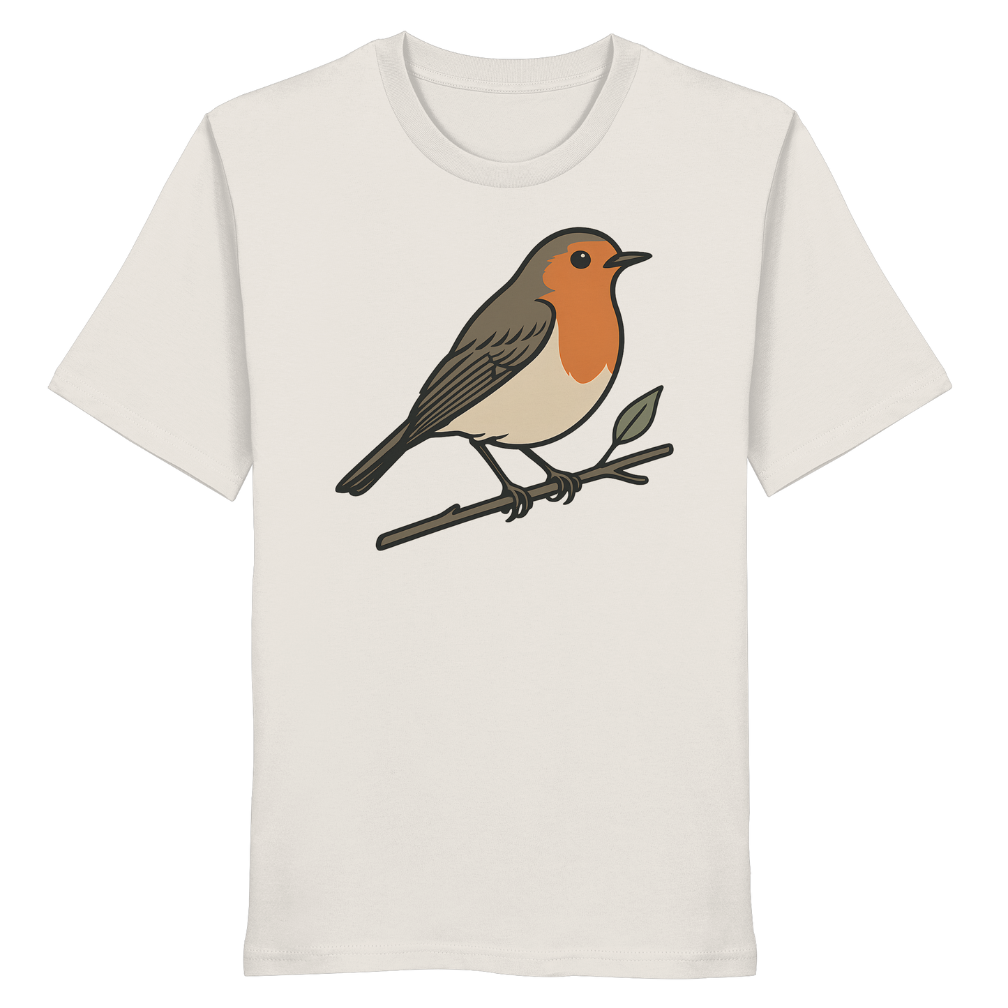 Zweigsitz – Rotkehlchen - Organic Shirt