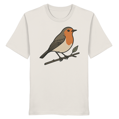 Zweigsitz – Rotkehlchen - Organic Shirt