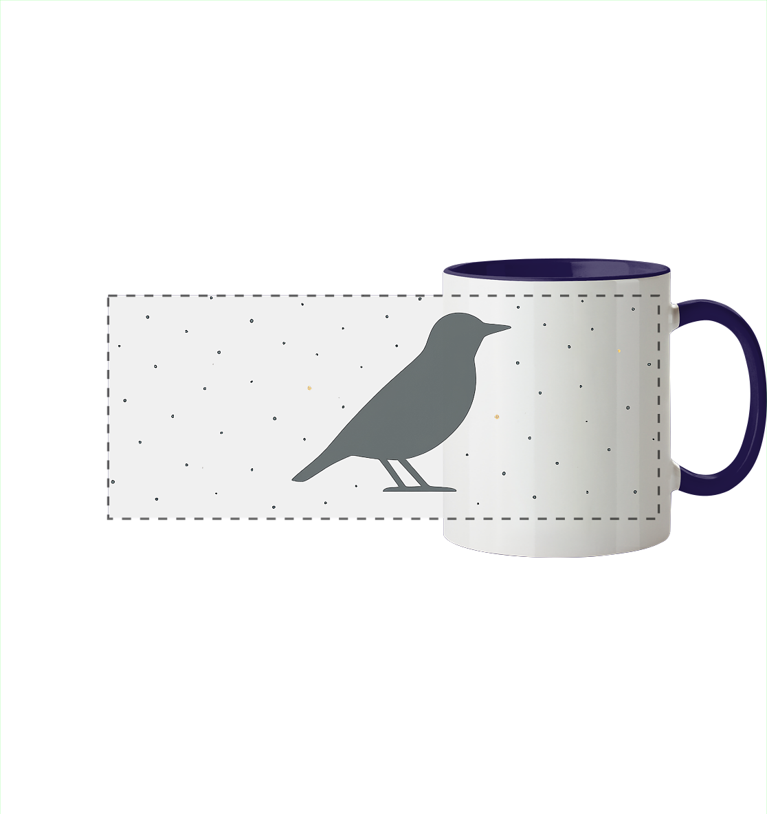 Starenglanz - Panorama Tasse zweifarbig